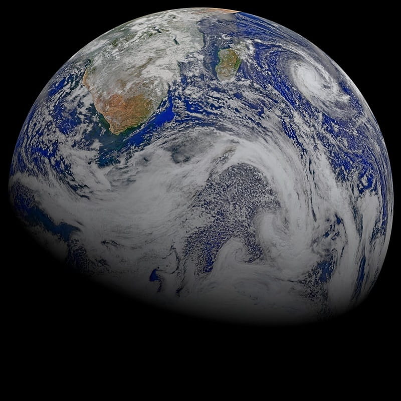 تصویر زمین از فضا NPP