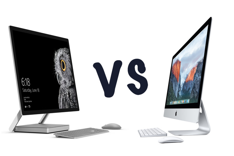 سرفیس استودیو در مقابل آی مک؛ مقایسه مشخصات و قیمت All-in-One مایکروسافت و اپل