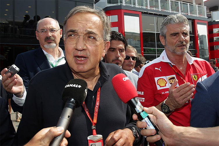 سرجیو مارکیونه سرمایه گذاری بیشتر در تیم فرمول یک فراری را ممنوع کرد