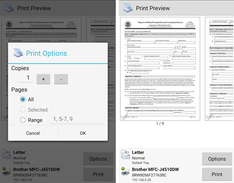 چاپ مستقیم عکس و اسناد از موبایل با اپلیکیشن PrinterShare