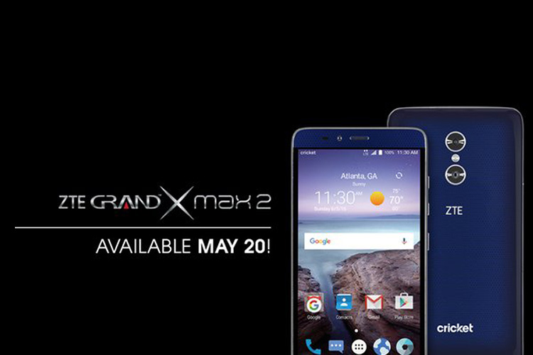 ZTE گوشی Grand X Max 2 را معرفی کرد؛ دوربین دوگانه و نمایشگر ۶ اینچی