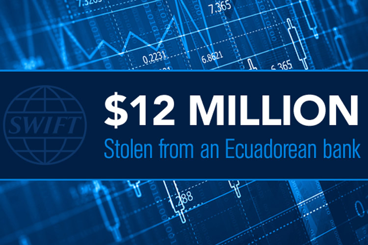 هکرها از طریق سوئیفت، این بار ۱۲ میلیون دلار سرقت کردند