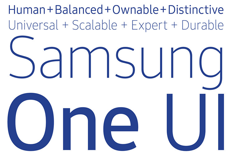 انتشار فونت اختصاصی SamsungOne توسط سامسونگ