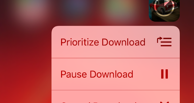 Prioritize Specific Downloads with 3D Touch