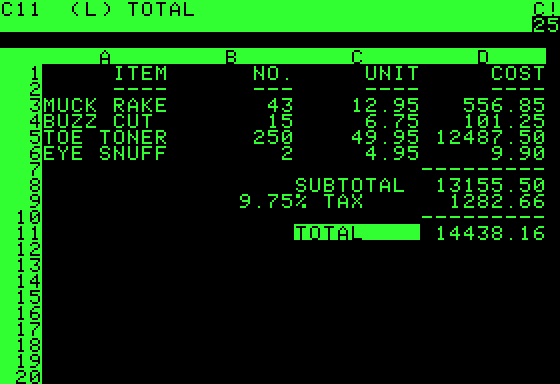 نرم افزار VisiCalc