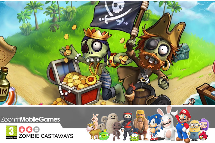 بازی Zombie Castaways: زامبی ها عاشق می‌شوند