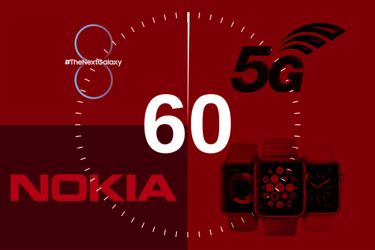 ۶۰ ثانیه: از معرفی لوگوی رسمی اینترنت 5G تا مشخص شدن نام نسخه بزرگ تر گلکسی اس 8