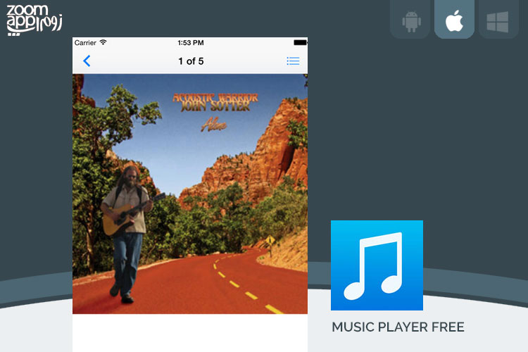 برنامه Music Player Free: ویرایش تگ فایل ها و ساخت رینگتون در آیفون - زوم اپ 