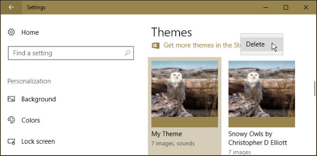 How to Remove an Installed Theme