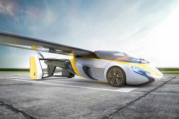 ایروموبیل، هفته آینده از خودروی پرنده خود رونمایی می‌‌کند