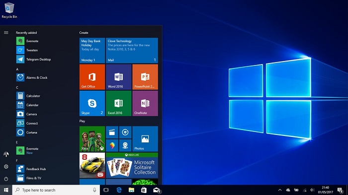 Windows 10 S Desktop