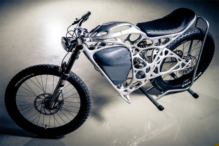 موتورسیکلت چاپ سه‌بعدی APWorks