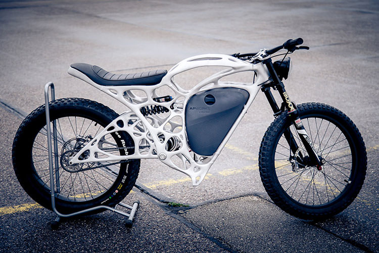 موتورسیکلت چاپ سه‌بعدی APWorks