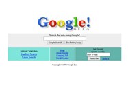 موتور جستجوی گوگل سال ۱۹۹۸