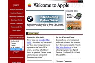 وب‌سایت اپل سال ۱۹۹۶
