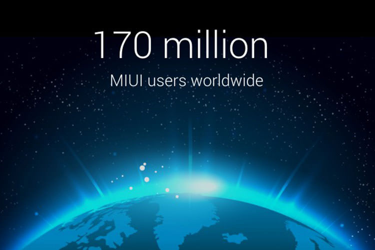 رابط کاربری MIUI شیائومی بیش از ۱۷۰ میلیون کاربر در سطح جهان دارد