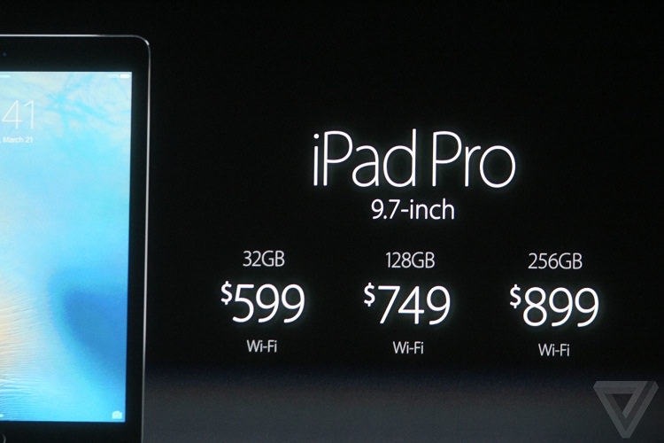 قیمت و زمان عرضه آیپد پرو ۹.۷ اینچی اپل مشخص شد