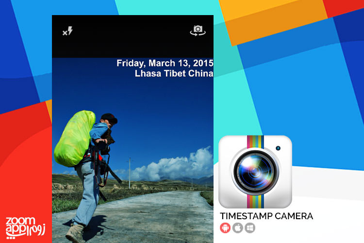 برنامه Timestamp Camera: ثبت تاریخ و ساعت روی عکس و ویدیو - زوم‌ اپ