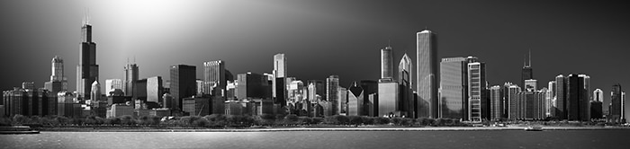 خط افق شیکاگو اثر دنیس راموس