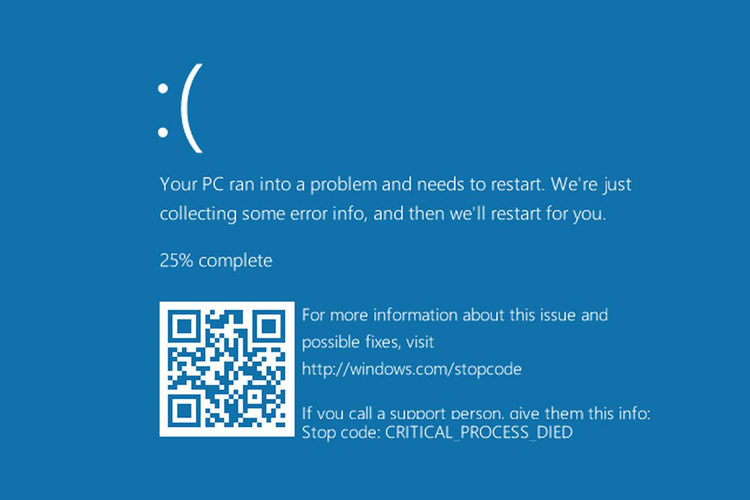 مایکروسافت QR کد را به صفحه آبی مرگ ویندوز 10 اضافه می‌کند