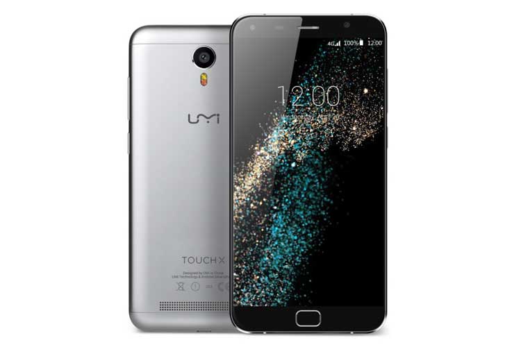 تلفن هوشمند UMi Touch X با باتری ۴۰۰۰ میلی‌آمپری، بدنه فلزی و قیمت ۱۱۹ دلار معرفی شد