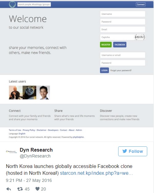 north Korea social network