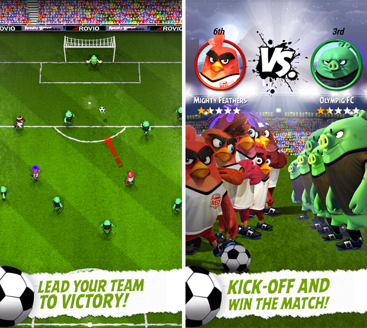 بازی موبایل Angry Birds Goal!؛ پرندگان خشمگین فوتبالیست می‌شوند