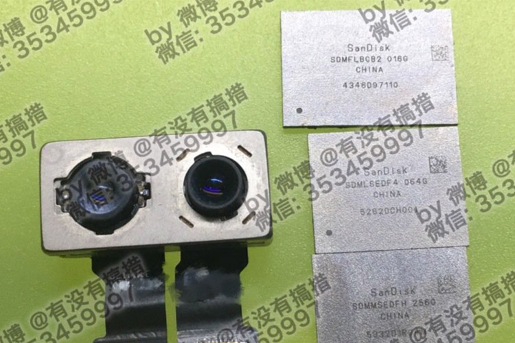 ماژول دوربین مجهز به لنز دوگانه و حافظه‌ی 256 گیگابایتی متعلق به آیفون 7 پلاس در تصویر جدید فاش شد
