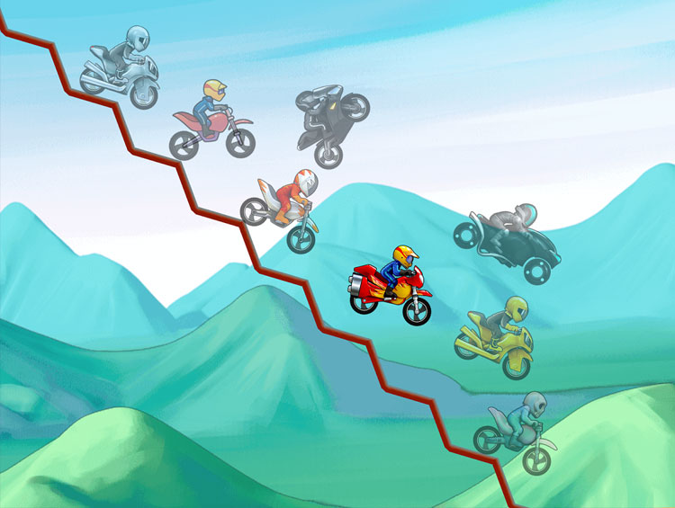 بازی موبایل Bike Race؛ مسابقات موتورسواری