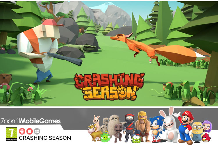 بازی موبایل Crashing Season؛ دفاع از حیوانات و حیات وحش