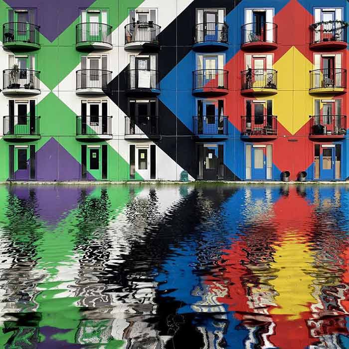 ترکیب بندی‌ تماشایی عکاس هلندی از دنیای معماری