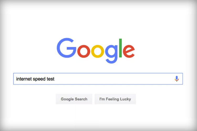 گوگل ابزار بررسی سرعت اینترنت در بخش نتایج جستجو را تست می‌کند