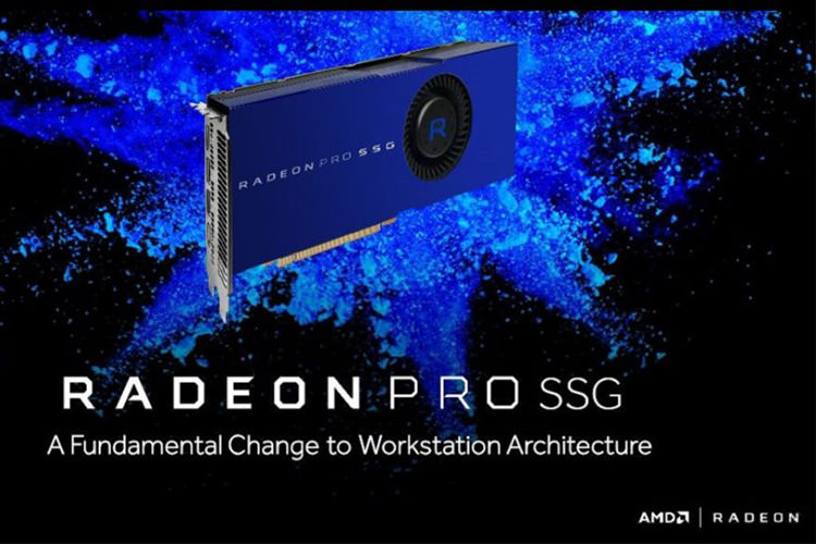 AMD از حافظه‌ی مبتنی بر فلش SSG، برای افزایش عملکرد کارت گرافیک رونمایی کرد