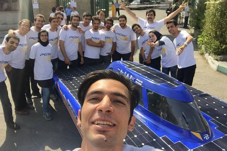 خودروی خورشیدی غزال ۳ از خزر تا خلیج فارس سفر می‌ کند
