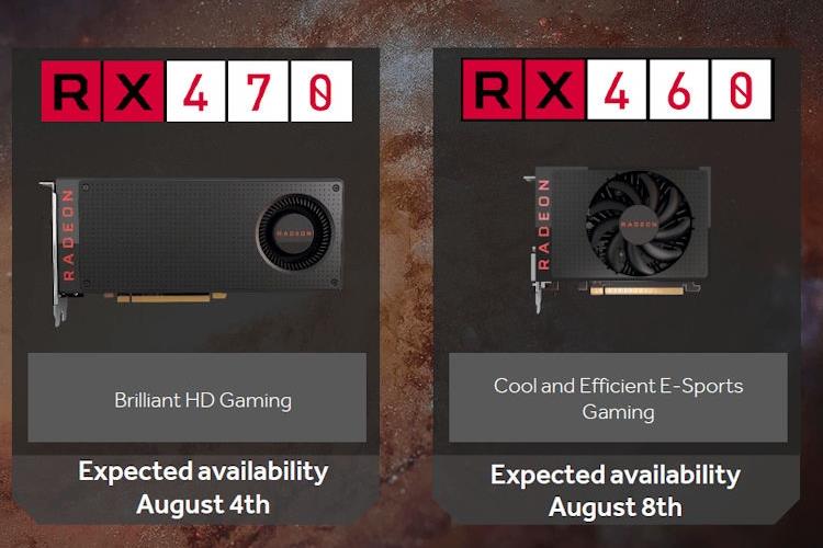 AMD دو کارت گرافیکی پایین رده RX460 و RX470 را معرفی کرد