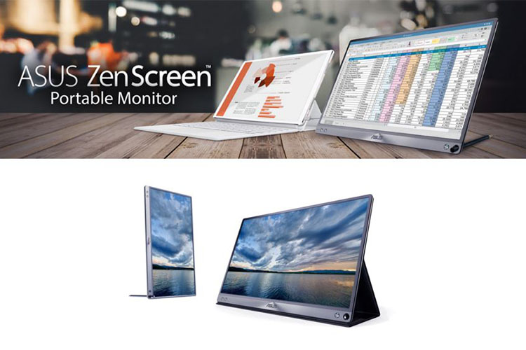 ایسوس، ZenScreen، باریک‌ ترین و سبک‌ ترین مانیتور قابل حمل دنیا را معرفی کرد