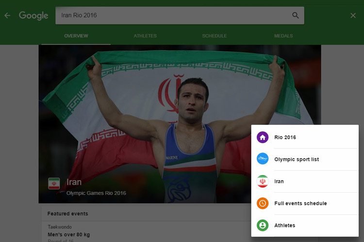 المپیک 2016، یوسین بولت را به محبوب ترین ورزشکار از نظر جستجوی گوگل تبدیل کرد