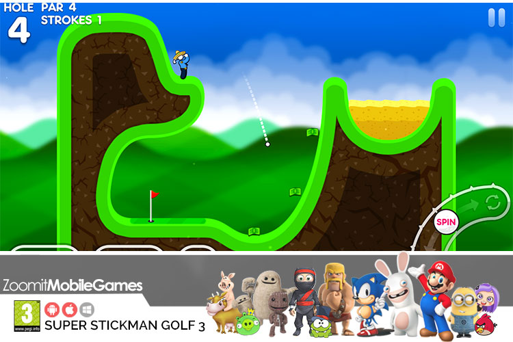 بازی Super Stickman Golf 3: گلف مجازی