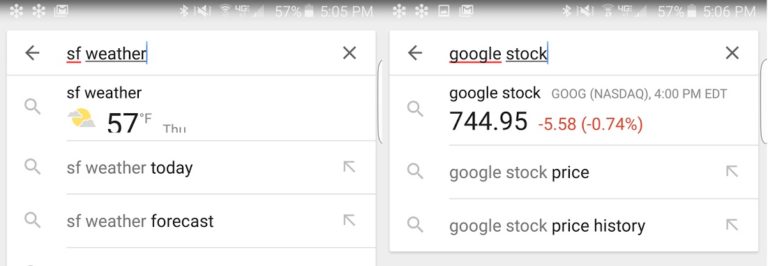 جستجوی گوگل پرسش هوش مصنوعی