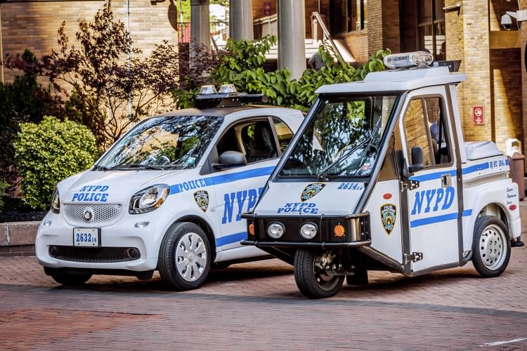 خودروی Smart ForTwo در خدمت پلیس نیویورک