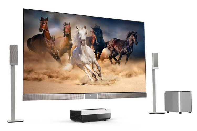 های سنس از پروژکتور لیزری ۱۰۰ اینچی 4K با قیمت ۱۳ هزار دلار رونمایی کرد