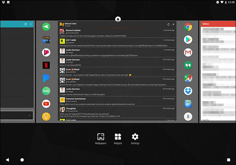 Android Screen with Widgets