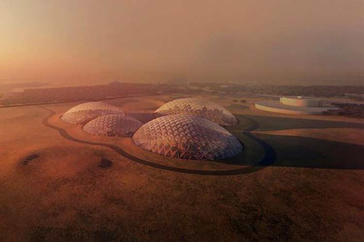 برنامه دبی برای ساخت شهری مریخی