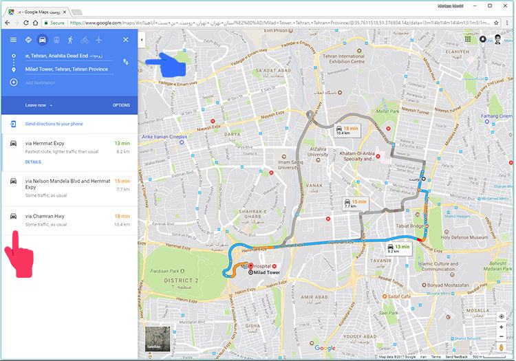 آموزش نقشه گوگل/google/ maps