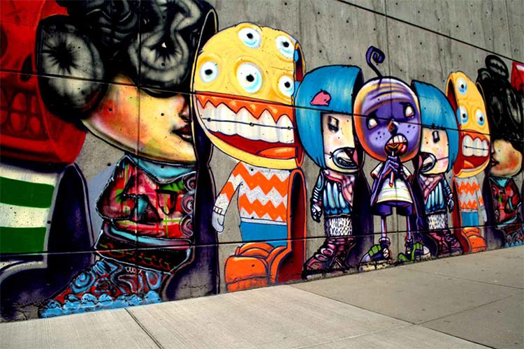 مشهورترین شهرهای گرافیتی‌ جهان