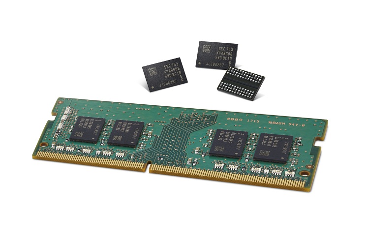 سامسونگ نسل دوم حافظه‌ ۱۰ نانومتری DRAM را عرضه می‌کند