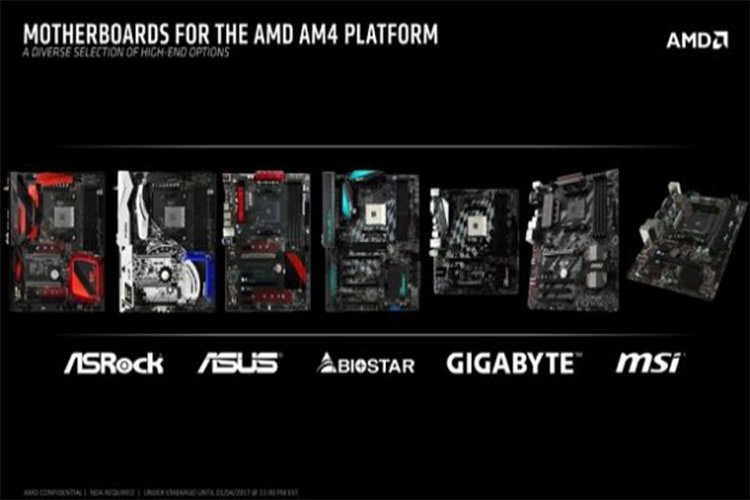 فهرست کامل مادربردهای ASRock, Asus, BIOSTAR, GIGABYTE, MSI :AMD AM4