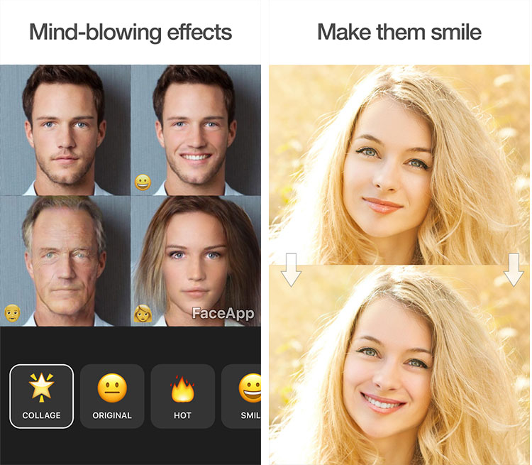 Изменение лица андроид