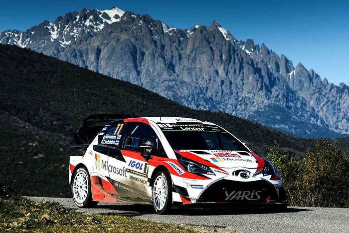 رالی جهانی WRC  فرانسه  toyota yaris