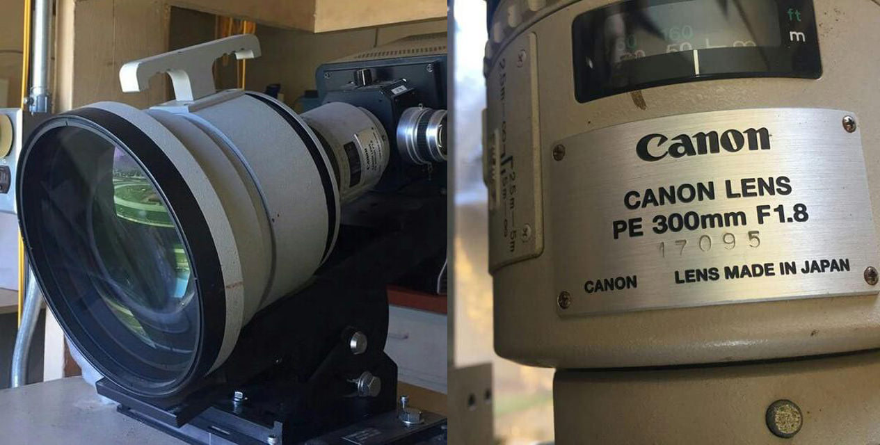 لنز نادر Canon 300mm f/1.8 کانن